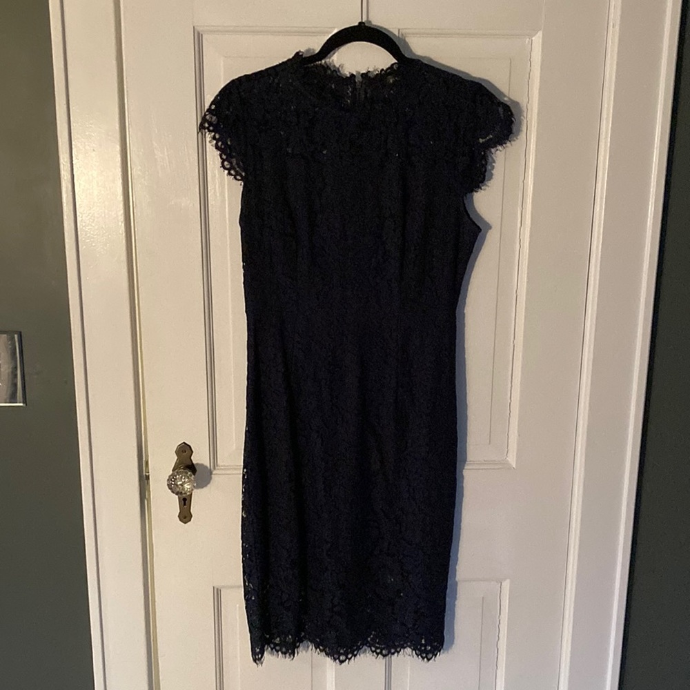 Midnight blue lace dress , Size M